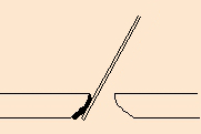 spread the wax inside the undercutting