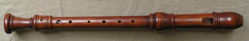 an alto recorder after Stanesby Junior