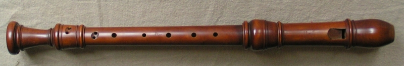 an alto recorder after Stanesby Junior