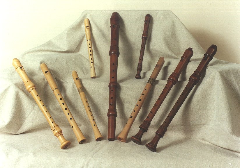 a selection of recorders