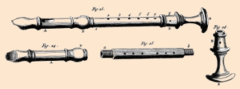 la flûte à bec baroque vue par Diderot