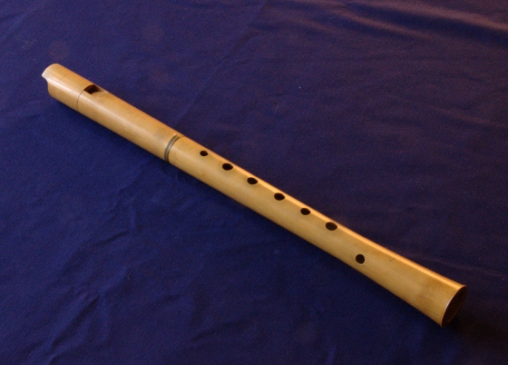 une flûte à bec alto en sol style Ganassi