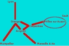 Comment venir à Villes-sur-Auzon