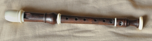a soprano recorder from the Dolmetsch workshop
