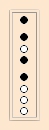 Fork fingering: low e flat (alto or treble recorder)