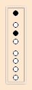 Fork fingering :middle f(alto or treble recorder)