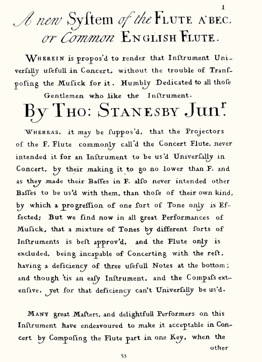 texte de stanesby page 1